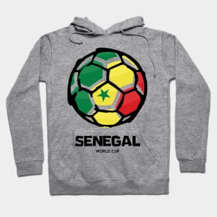 Senegal Football Country Flag Hoodie